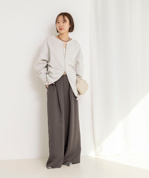 NOLLEY’S（ノーリーズ）の「【WEB＆一部店舗限定サイズアイテム】ウォッシャブルセルロースワイドパンツ（その他パンツ・レディース・ベージュ/カーキ/ミント・38/36/39）」の18枚目の写真