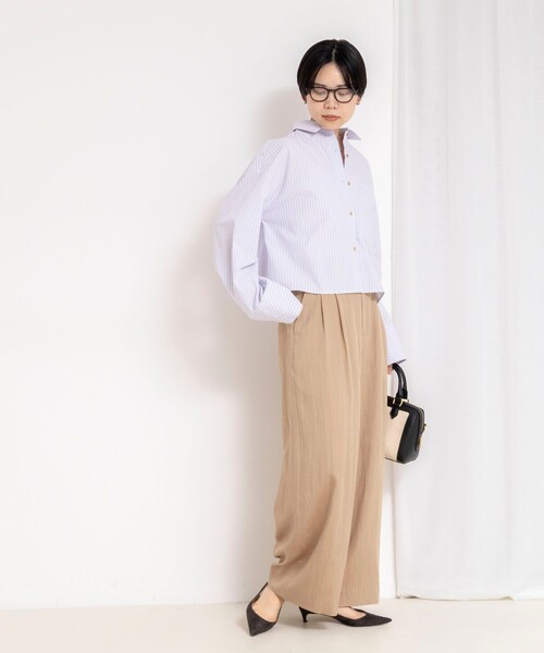 NOLLEY’S（ノーリーズ）の「【WEB＆一部店舗限定サイズアイテム】ウォッシャブルセルロースワイドパンツ（その他パンツ・レディース・ベージュ/カーキ/ミント・38/36/39）」の20枚目の写真