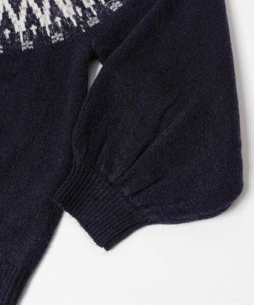 ITEMS URBANRESEARCH（アイテムズ アーバンリサーチ）の「シャギーノルディックニット（ニット/セーター・レディース・グレー/ネイビー/ブラウン・FREE）」の18枚目の写真