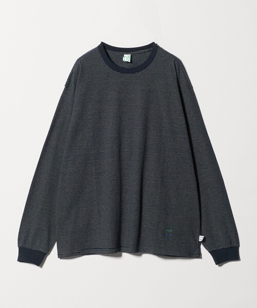 DISCUS ATHLETIC（ディスカス　アスレチック）の「【別注】＜DISCUS ATHLETIC×CITEN＞ボーダーロンT（Tシャツ/カットソー・メンズ・ホワイト/ライム/ネイビー・M/L）」の15枚目の写真