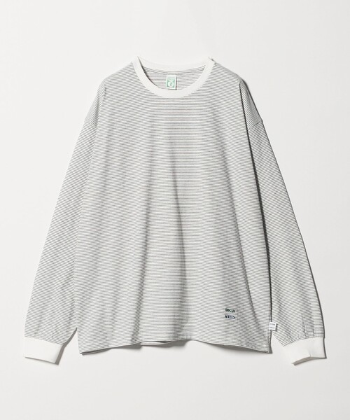 DISCUS ATHLETIC（ディスカス　アスレチック）の「【別注】＜DISCUS ATHLETIC×CITEN＞ボーダーロンT（Tシャツ/カットソー・メンズ・ホワイト/ライム/ネイビー・M/L）」の22枚目の写真