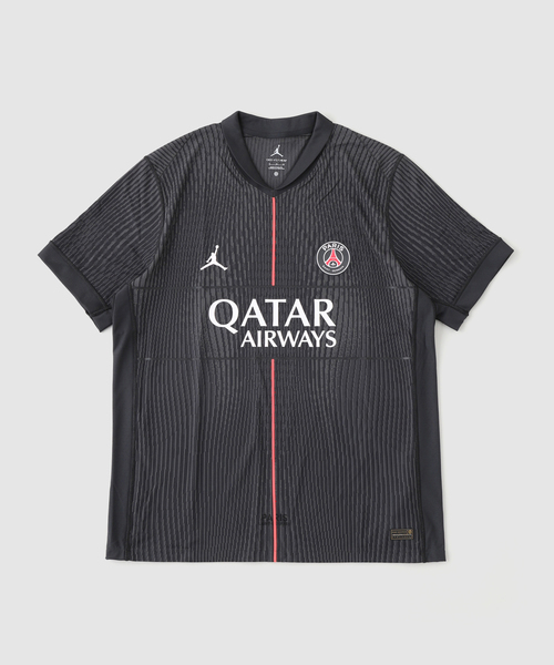 AIR JORDAN（エアジョーダン）の「【NIKE / ナイキ】PSG M NK DFADV JSY SS MATCH SE HQ4208- 045（Tシャツ/カットソー・メンズ・ブラック・LARGE/MEDIUM/SMALL/XX-LARGE/X-LARGE）」の2枚目の写真