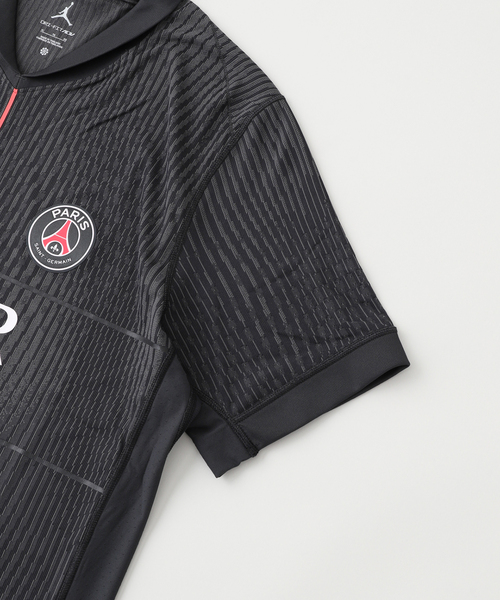 AIR JORDAN（エアジョーダン）の「【NIKE / ナイキ】PSG M NK DFADV JSY SS MATCH SE HQ4208- 045（Tシャツ/カットソー・メンズ・ブラック・LARGE/MEDIUM/SMALL/XX-LARGE/X-LARGE）」の4枚目の写真