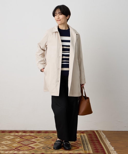 DECOY SINCE 1981（デコイシンスイチキュウハチイチ）の「マルチボーダーニットプルオーバー【洗える】（ニット/セーター・レディース・グレー/ネイビー・M/L/LL）」の21枚目の写真