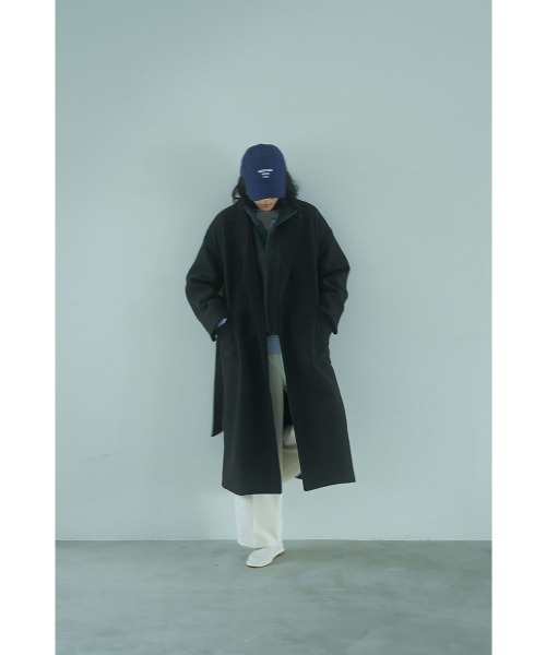 marjour（マージュール）の「WOOL BLEND GOWN COAT（その他アウター・レディース・ブラック・M）」の2枚目の写真