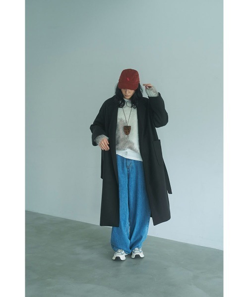 marjour（マージュール）の「WOOL BLEND GOWN COAT（その他アウター・レディース・ブラック・M）」の5枚目の写真