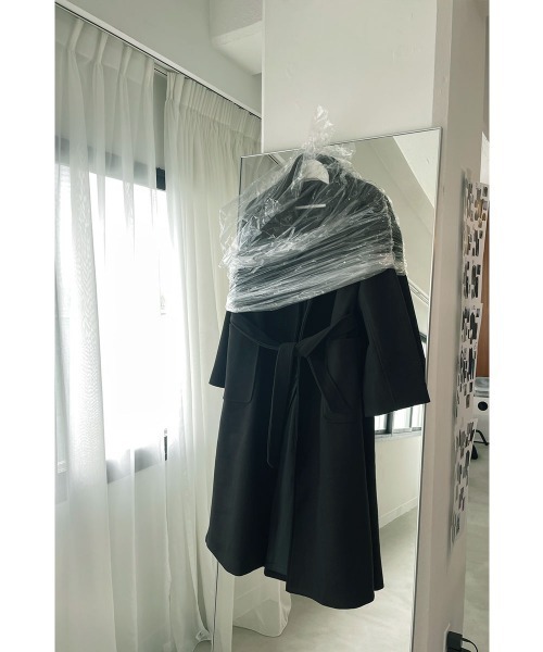 marjour（マージュール）の「WOOL BLEND GOWN COAT（その他アウター・レディース・ブラック・M）」の11枚目の写真