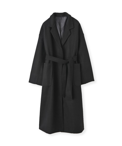 marjour（マージュール）の「WOOL BLEND GOWN COAT（その他アウター・レディース・ブラック・M）」の12枚目の写真