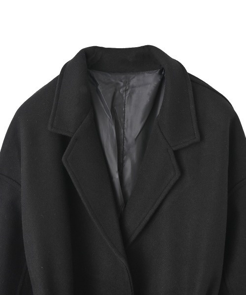 marjour（マージュール）の「WOOL BLEND GOWN COAT（その他アウター・レディース・ブラック・M）」の14枚目の写真