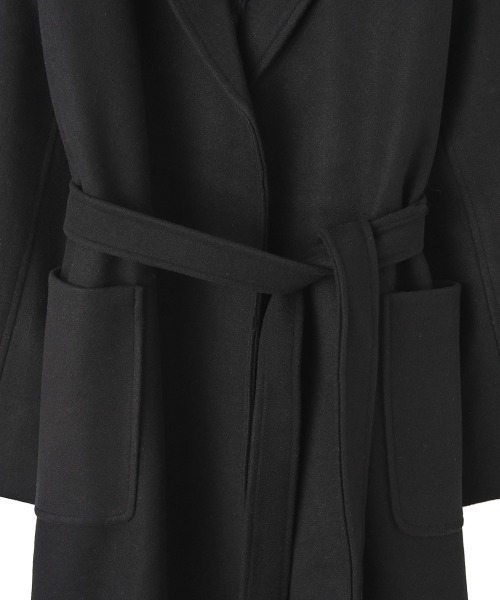 marjour（マージュール）の「WOOL BLEND GOWN COAT（その他アウター・レディース・ブラック・M）」の15枚目の写真