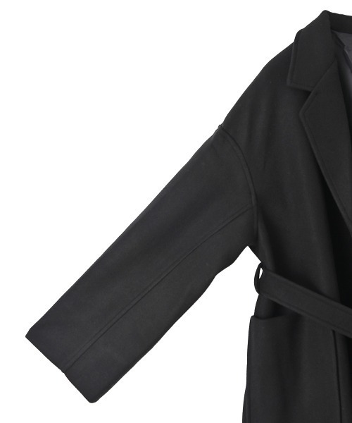 marjour（マージュール）の「WOOL BLEND GOWN COAT（その他アウター・レディース・ブラック・M）」の16枚目の写真