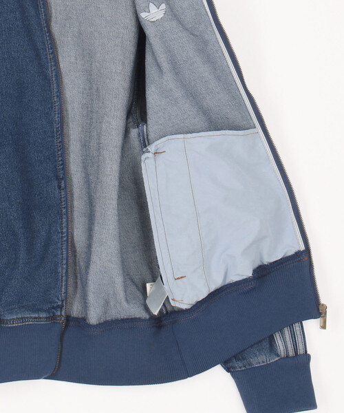 adidas/アディダス DENIM FIREBIRD TRACK TOP（ブルゾン）｜adidas