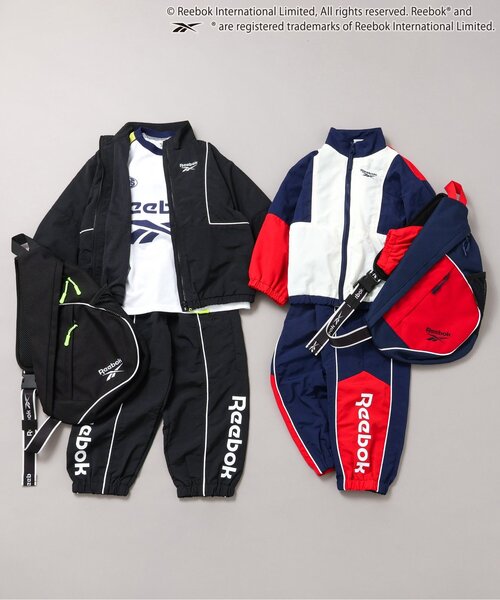 BREEZE（ブリーズ）の「Reebok別注 ブルゾン(セットアップ可)（ナイロンジャケット・キッズ・ブラック/ネイビー・140/150/90/160/100/110/120/130）」の11枚目の写真