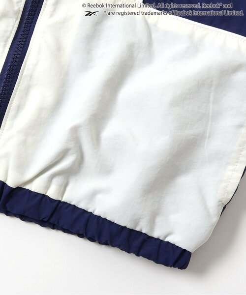 BREEZE（ブリーズ）の「Reebok別注 ブルゾン(セットアップ可)（ナイロンジャケット・キッズ・ブラック/ネイビー・140/150/90/160/100/110/120/130）」の18枚目の写真