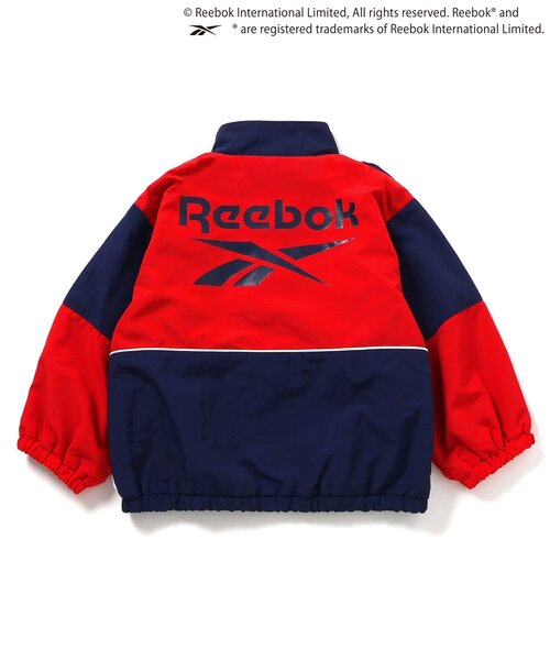 BREEZE（ブリーズ）の「Reebok別注 ブルゾン(セットアップ可)（ナイロンジャケット・キッズ・ブラック/ネイビー・140/150/90/160/100/110/120/130）」の4枚目の写真