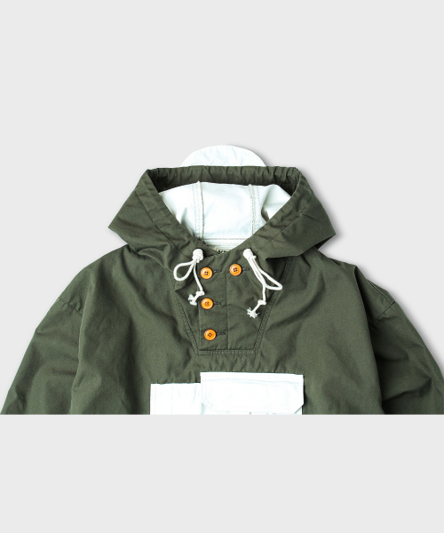 VDR（ブイディアール）の「TANKER ANORAK JACKET [Olive]（ミリタリージャケット・メンズ・その他・M/L/XL）」の3枚目の写真
