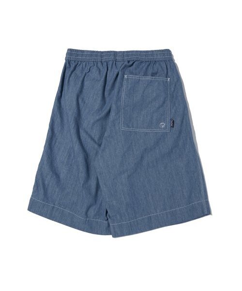 PENFIELD(ペンフィールド)の「TWO TUCK DENIM WIDE HALF PANTS BLUE_FP2WP50U(その他パンツ・レディース・ブルー・L/M/XL)」の3枚目の写真