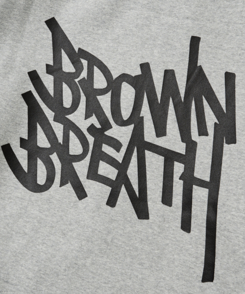BROWNBREATH（ブラウンブレス）の「[25WINTER] TAG HOOD ZIP UP - MELANGE GREY（パーカー・レディース・その他・S/M/XL/L/2XL）」の4枚目の写真