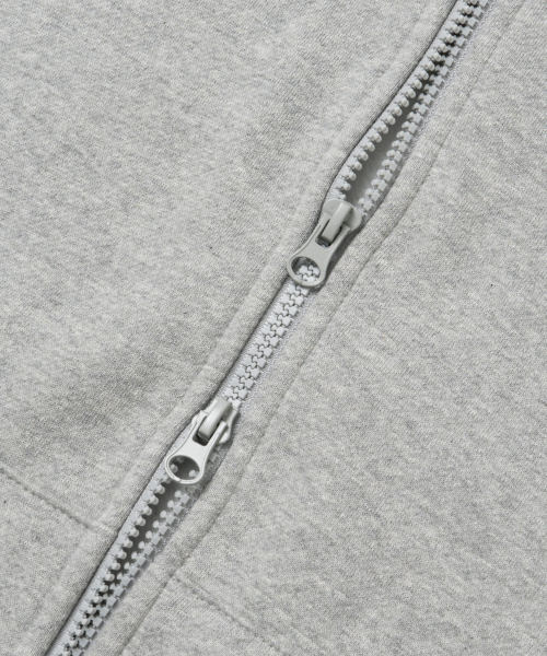 BROWNBREATH（ブラウンブレス）の「[25WINTER] TAG HOOD ZIP UP - MELANGE GREY（パーカー・レディース・その他・S/M/XL/L/2XL）」の7枚目の写真