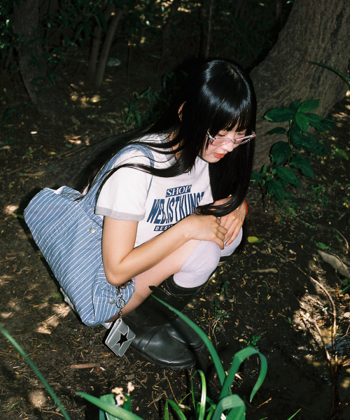 ISTKUNST(イストクンスト)の「ショップクロップリンガーティー_ホワイト(IK2FMFT528A)(Tシャツ/カットソー・レディース・ホワイト・FREE)」の4枚目の写真