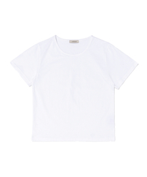 シルケットレイヤード半袖Tシャツ（アイボリー）