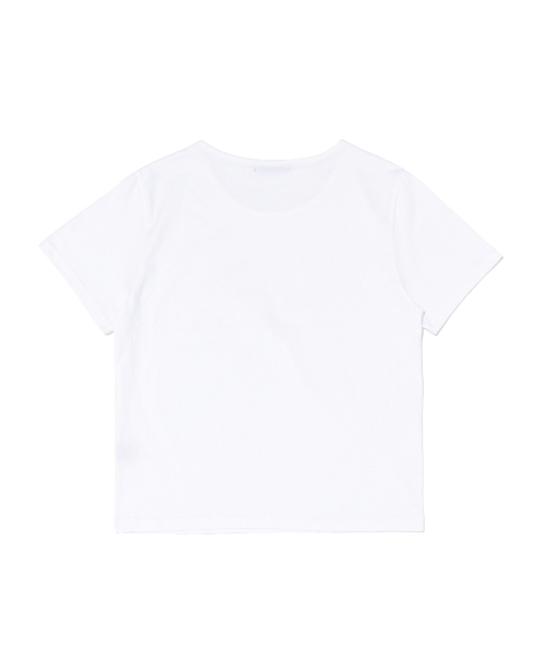 ROIDESROIS(ロワデロワ)の「シルケットレイヤード半袖Tシャツ(アイボリー)(Tシャツ/カットソー・レディース・その他・FREE)」の2枚目の写真