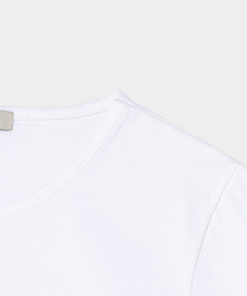 ROIDESROIS(ロワデロワ)の「シルケットレイヤード半袖Tシャツ(アイボリー)(Tシャツ/カットソー・レディース・その他・FREE)」の4枚目の写真