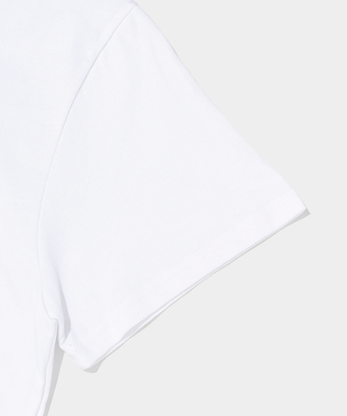 ROIDESROIS(ロワデロワ)の「シルケットレイヤード半袖Tシャツ(アイボリー)(Tシャツ/カットソー・レディース・その他・FREE)」の5枚目の写真