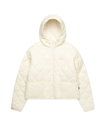LMC( )��WM OG QUILTED HOODIE JACKET ivory(�_�E���W���P�b�g/�R�[�g)