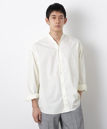 NANO universe | 「大人のワイドシャツ」バンドカラー 長袖(シャツ/ブラウス)