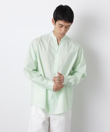 NANO universe | 「大人のワイドシャツ」バンドカラー 長袖(シャツ/ブラウス)