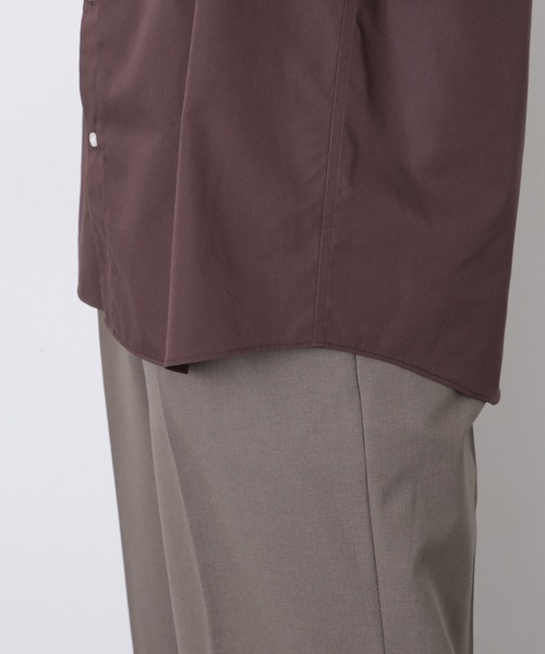 NANO universe(ナノユニバース)の「「大人のワイドシャツ」バンドカラー 長袖(シャツ/ブラウス・メンズ・ライトブラウン/ライトイエロー/ミント・M/L)」の10枚目の写真