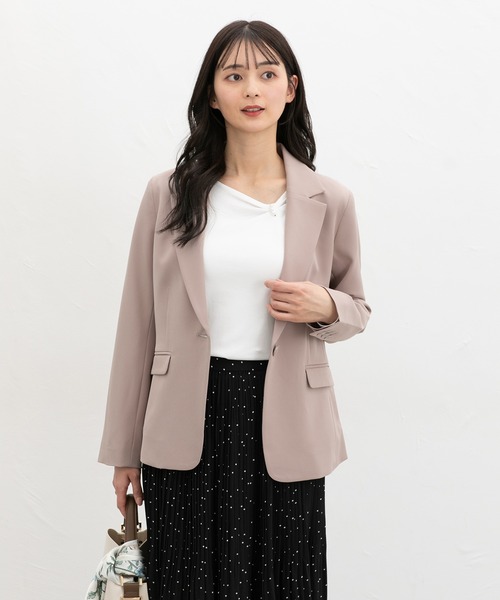 Honeys(ハニーズ)の「きれいめパール付Tシャツ(Tシャツ/カットソー・レディース・ホワイト/ピンク/ネイビー・LL/L/S/M)」の5枚目の写真