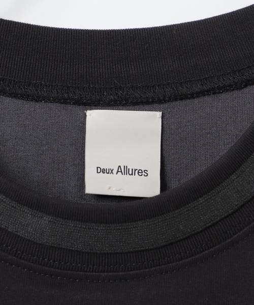 B.C STOCK（ベーセーストック）の「Deux Allures / ドゥ アリュール バイカラーパイピング Tシャツ（Tシャツ/カットソー・メンズ・ブラック/ブルー/ホワイト・FREE）」の21枚目の写真