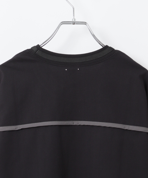 B.C STOCK（ベーセーストック）の「Deux Allures / ドゥ アリュール バイカラーパイピング Tシャツ（Tシャツ/カットソー・メンズ・ブラック/ブルー/ホワイト・FREE）」の22枚目の写真