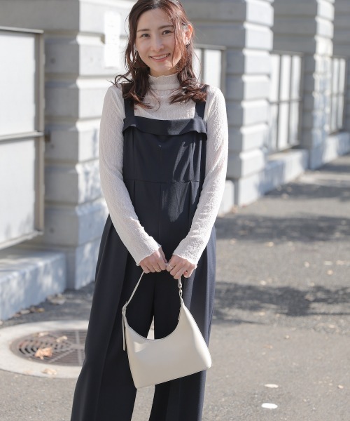 Bou Jeloud(ブージュルード)の「【はあちゅう*Bou Jeloud】ポコポコインナー(Tシャツ/カットソー・レディース・オフホワイト/ブラック・FREE)」の16枚目の写真