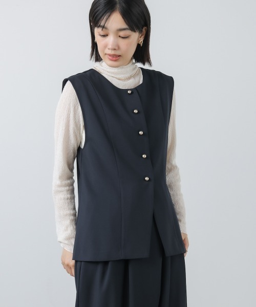 Bou Jeloud(ブージュルード)の「【はあちゅう*Bou Jeloud】ポコポコインナー(Tシャツ/カットソー・レディース・オフホワイト/ブラック・FREE)」の22枚目の写真