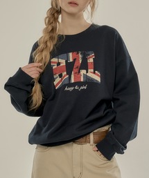 hazyl（ヘイジル）の「flag logo sweat/フラッグロゴスウェット（スウェット）」