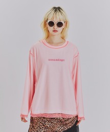 ANNA SUI NYC | メッシュレイヤードロングTシャツ(Tシャツ/カットソー)