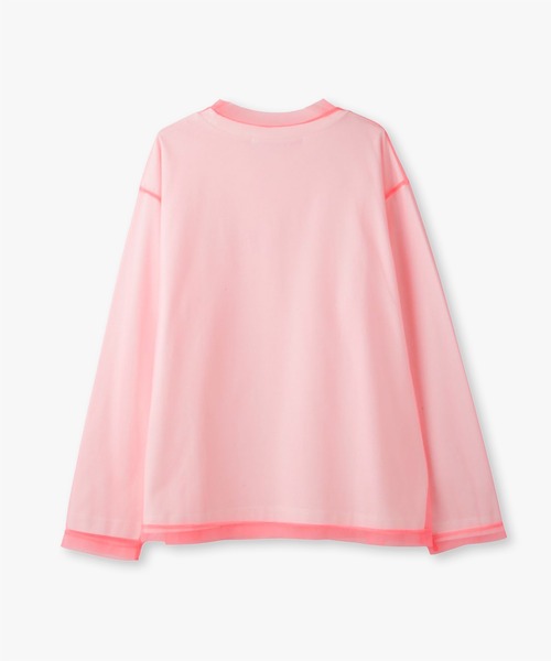 ANNA SUI NYC(アナ スイ エヌ ワイ シー)の「メッシュレイヤードロングTシャツ(Tシャツ/カットソー・レディース・パープル/ピンク/ブラック・FREE)」の10枚目の写真
