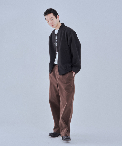 EDIFICE（エディフィス）の「TW al dente ギャバ ブルゾン（その他アウター・メンズ・ブラック/カーキ・MEDIUM/LARGE）」の12枚目の写真