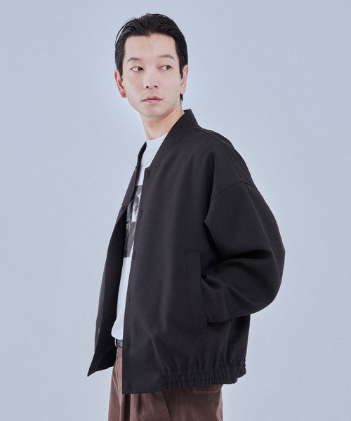 EDIFICE（エディフィス）の「TW al dente ギャバ ブルゾン（その他アウター・メンズ・ブラック/カーキ・MEDIUM/LARGE）」の13枚目の写真