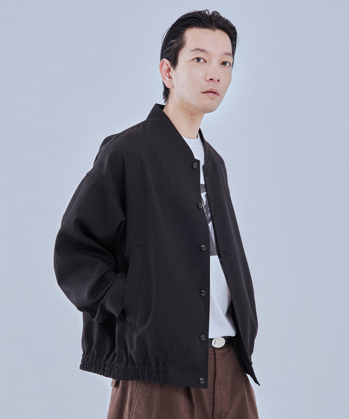 EDIFICE（エディフィス）の「TW al dente ギャバ ブルゾン（その他アウター・メンズ・ブラック/カーキ・MEDIUM/LARGE）」の14枚目の写真