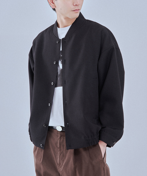 EDIFICE（エディフィス）の「TW al dente ギャバ ブルゾン（その他アウター・メンズ・ブラック/カーキ・MEDIUM/LARGE）」の16枚目の写真