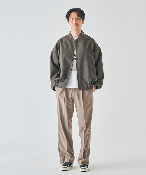 EDIFICE（エディフィス）の「TW al dente ギャバ ブルゾン（その他アウター・メンズ・ブラック/カーキ・MEDIUM/LARGE）」の20枚目の写真