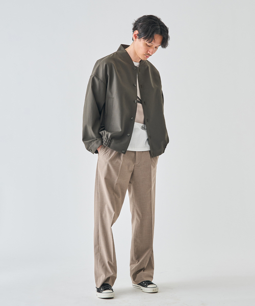 EDIFICE（エディフィス）の「TW al dente ギャバ ブルゾン（その他アウター・メンズ・ブラック/カーキ・MEDIUM/LARGE）」の21枚目の写真