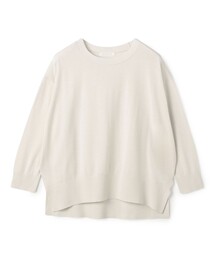 プレーンコットン クルーネックプルオーバー