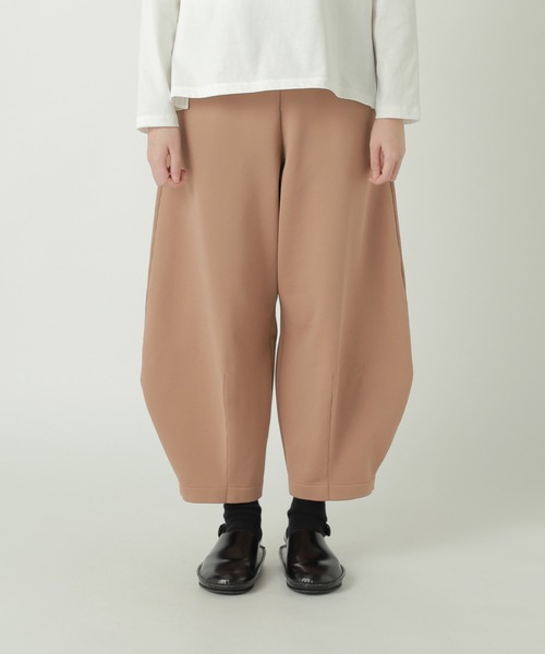 ZUCCa(ズッカ)の「PE STRETCH KNIT / パンツ / P(その他パンツ・レディース・ブラック/ベージュ・M size)」の2枚目の写真