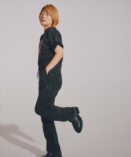 ZOZO(ゾゾ)の「KIYOSHI HIKAWA+KIINA. BLACK COLLECTION by ZOZOTOWN SWEAT PANTS(クリアカード1枚付き)(スウェットパンツ・レディース・ブラック・M/L)」の2枚目の写真