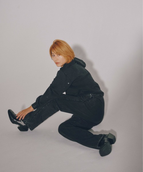 ZOZO(ゾゾ)の「KIYOSHI HIKAWA+KIINA. BLACK COLLECTION by ZOZOTOWN SWEAT PANTS(クリアカード1枚付き)(スウェットパンツ・レディース・ブラック・M/L)」の3枚目の写真